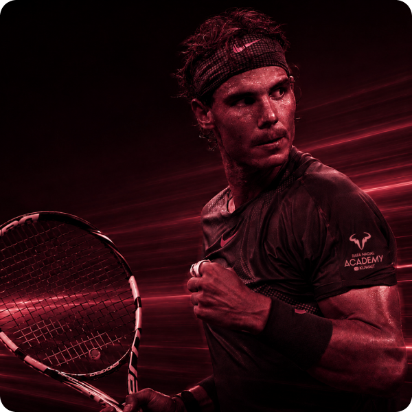 Rafa Nadal Academy Kuwait campaign portrait